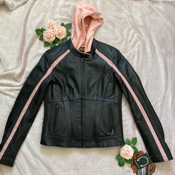 BNWT XS Milwaukee leather ladies motorcycle jacket - Picture 2 of 7